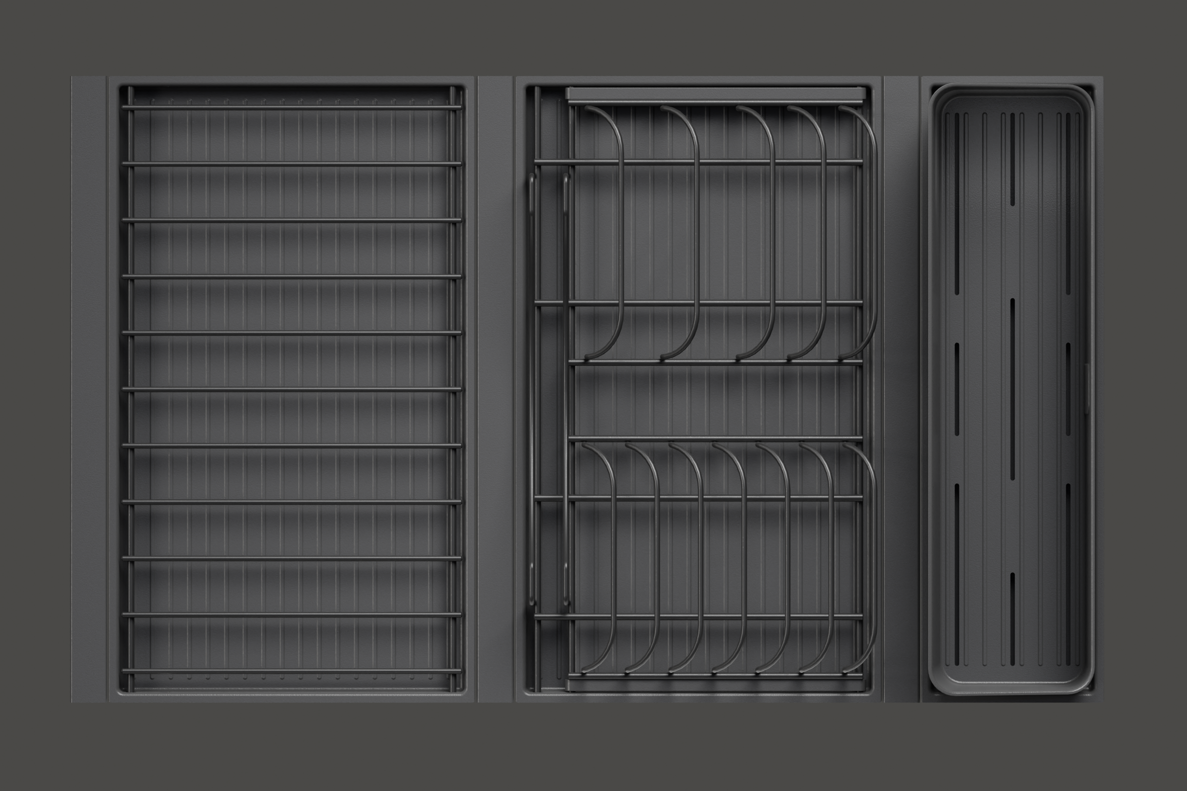 Сушка выдвижная Ф134 Дайнинг Агент 800 мм крепление к фасаду Kessebohmer | официальный магазин
